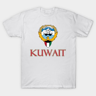 Kuwait - Kuwaiti Coat of Arms Design T-Shirt